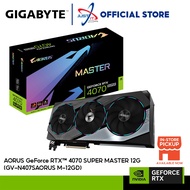 GIGABYTE Aorus GeForce RTX4070 Super Master Graphics Card (12GB) GV-N407SAORUS M-12GD