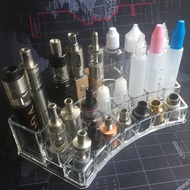 in stock Vape Mod Bottle Tank Atomizer Battery Electronic Cigarette Stand Shelf Holder