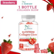 NATURE GLOW Glutathione Collagen Glow Gummies Original Anti-Aging Whitening Skin Collagen Gummies