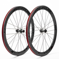 AEROIC RIMSET 700C CARBON ROAD BIKE 50C/D WHEELSET 6PAWLS 6BEARING V BRAKE DISC BRAKE 24H CENTERLOCK