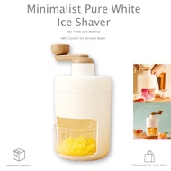 CYCF Minimalist Pure White Ice Shaver & Ice Blended ABC Cendol Bingsu Maker