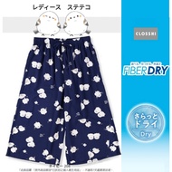 [Japan しまむら] Long-Tailed Tits Home Pants Women's Cropped Casual 7-Point