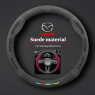 38cm Car Steering Wheel Cover for Mazda 2 3 5 6 BL BM GJ Atenza Axela Demio CX-3 CX3 CX-5 CX5 CX7 CX