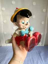 🧡Disney Pinocchio 小木偶 音樂盒 音樂座 陶瓷 迪士尼 卡通 木偶奇遇記  珍藏品［連原盒包裝］超靚😍💙 🎵 When You Wish Upon A Star