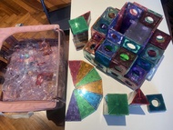 Connetix + Mega tiles Magnetic tiles