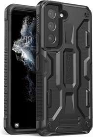 VRS DESIGN Terra Guard Phone Case for Galaxy S22 Sturdy Dual Guard Case for Galaxy S22 (2022) Black