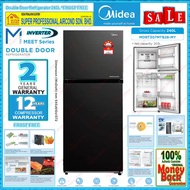 Midea Refrigerator MDRT307MTB28-MY 240L 2 Door Inverter Fridge