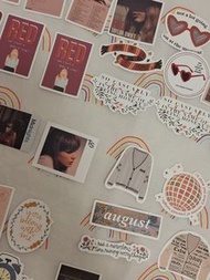 taylor swift stickers swiftie red folklore fearless midnights