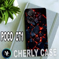 Rubber case for poco C71/CC20/ Abstract Motif/case poco C71/Casing poco C71/silicon/softcase CASETAP