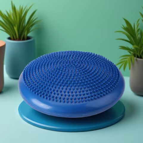 Inflated Wobble Cushion Wiggle Seat For Sensory Stepping Stone Balance And Coordination Toys Adults 