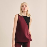 peem by pimnatta | Cell Top เสื้อแขนกุดทูโทน จับคู่สีสไตล์เรียบหรู ใส่คู่กางเกงแบบ Complete Look สุด
