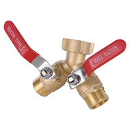 Garden Hose Splitter Full FlowBrass Hose Splitter 2 Way Heavy DutyGarden Hose Y Valve Hose Splitter
