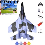 QTWOOF Remote Control Fighter Jet, Foam USB Charging 2.4ghz Rc Remote Control Fighter Plane, With Co