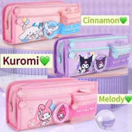 Kuromi Pencil Case Aesthetic Pen Case Kids Pencil Box Stationary Cute Stationery Cinnamoroll Pen Pen