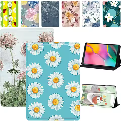 Protective Leather Tablet Cover for Samsung Galaxy Tab S6 Lite10.4 Tab S5e T720 Print Dust Cases Tab