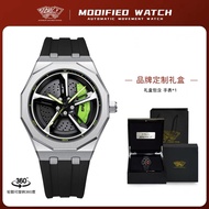 SVJ RS7 New Fashionable Rotatable Non-Mechanical Mens Watch Waterproof Luminous Blade Hub High-End W