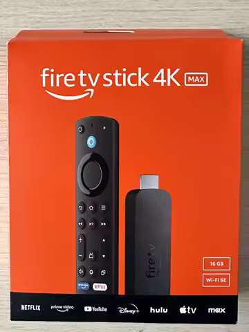 Newest Amazon Fire TV Stick 4K Max streaming device, supports Wi-Fi 6E, free & live TV (Opened box/N