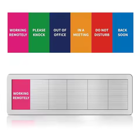 Please Knock, Do Not Disturb Door Signs 6 Options For Office For Meeting Room Privacy Door Slider Si