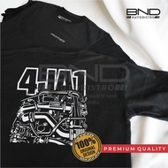 MESIN Isuzu Panther 4JA1 Turbo Engine T-Shirt - Isuzu T-Shirt Panther Turbo T-Shirt