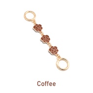 Bag Chain Strap Extender Tali Strap Rantai Bunga Emas Aksesoris Tas Selempang Wanita