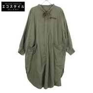Hysteric Glamour 01183AO04 Khaki DARK STAR Raglan Sleeve Shirt Dress (Free Size)