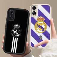 Shockproof Casing for OPPO A17 A17K A38 A58 F23 A60 A18 A78 A98 FF-30 real madrid Logo
