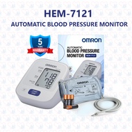 *BEST SELLER* [5 Years Local Warranty] OMRON HEM 7121 Blood Pressure Monitor - BPM Upper Arm Omrom HEM7121 Monitors 30 Memories Authorised SG Local Seller
