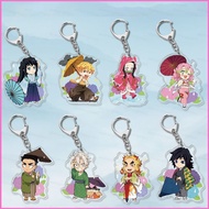 HK2 Demon Slayer Kamado Tanjiro Acrylic Keychain Kanroji Mitsuri Pendant Accessories Anime Periphery