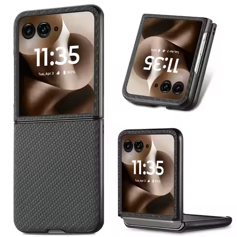 Slim Carbon Fiber Texture Case for MOTO Razr 70 Ultra 5G 2026 Razr70 Razr 60 50 Ultra Razr60 Razr50 