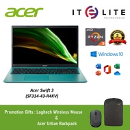 Acer Swift 3 SF314-43-R4KV Ryzen 3 5300U/8GB/256GB/W10/2YEARWARRANTY