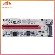 3 Power Ports PCI-E 1x to 16x Graphic Card Extender Card for ETH BTC Mining