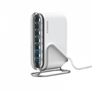 MOMAX - [水系列] 120W 六輸出 4位USB-C & 2位USB-A 桌面充電器 1-Charge Flow+