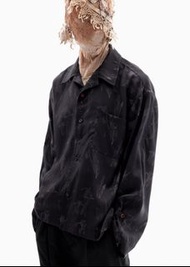 Professor.E 22SS - SEASONAL PRINT LS 天絲 印花 襯衫 長袖 中性 暗黑 寬鬆 oversized