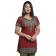 KURTI CREPE SHORT SLEEVE