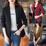 Cropped Blazer Autumn Slim-fit Jacket High-Quality Blazer Women black blazer