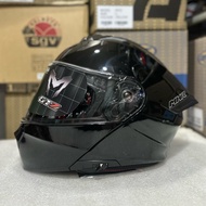 HELMET MHR GTZ Full face (Flip Up)Glossy Black Double visor -ECER22-05