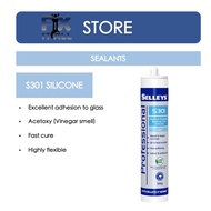 Selleys S301 Silicone Sealant 300g Silicon Glass Waterproof Seal Aquarium Wood Window Glue Gam Silik