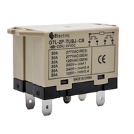 G7L-2P-TUBJ-CB POWER RELAY PNC เพาเวอร์ รีเลย์ แมกเนติก คอนแทคเตอร์ แอร์ แบบเงียบ 2P 30A 6ขา COIL: 12VDC 24VDCAC220V