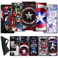XK41 Marvel Captain America Soft silicone Case for Samsung A6 A8 A6+ A8+ Plus A7 A9 2018