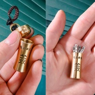 [Keychain] Lottery Lottery Keychain Decompression Brass Bamboo Tube Entertainment Lottery Lottery Lo