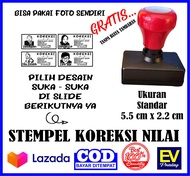 Stempel Penilaian guru // stempel nilai // stempel guru untuk murid // stempel guru