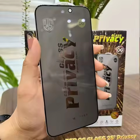 3Pcs OG ESD 28° Privacy Tempered Glass Screen Protector Cover Film For iPhone 16 Pro Max 15 Plus 14 