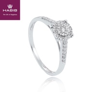 HABIB ICE | Illusion Diamond Ring in 375/9K White Gold 24299(R)