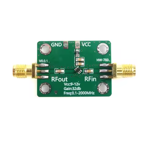 RF Signal Booster Amplifier 0.1-2000MHz Low Noise LNA 30dB Gain for RTL-SDR HackRF ADS-B Ham Radio R