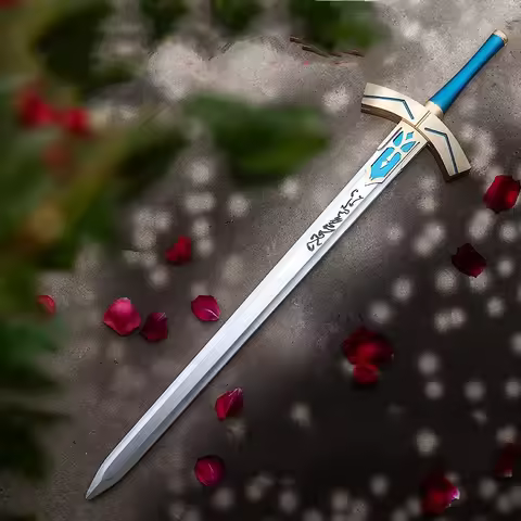 Fate Stay Night Sword Saber Sets Weapon Victory Cosplay 1:1 Black Holy Sword Safety Sword in the Sto