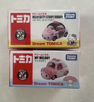 Tomica車仔 Melody / HelloKitty $30@