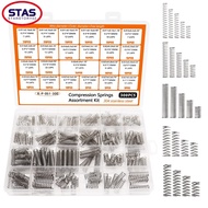 [STAS] 300 Pcs Compression Springs Assortment Kit 23 Different Sizes Small Springs Set