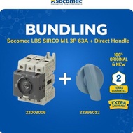 Promo SOCOMEC LBS Load Break Switch SIRCO M1 3P 63A 3 Phase 63 Ampere Direct Handle Bundlingbiru 220