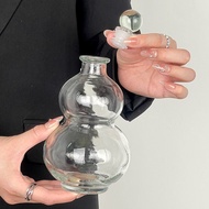 Gourd Bottle Beverage Bottle Wine Bottle Gourd Chinese Style Cultural Creative Gourd Glass Empty Bot