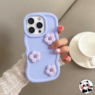 Cute Flower 3D Wave Phone Case For itel Vision 3 2 2S 1 Plus S25 Ultra S23 S18 S17 P38 P37 Pro P36 C